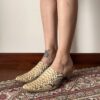 Vintage NEW Italian Genuine Snakeskin Mules (EU40.5)