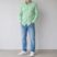 Ralph Lauren Shirt | L Men's | Green Striped