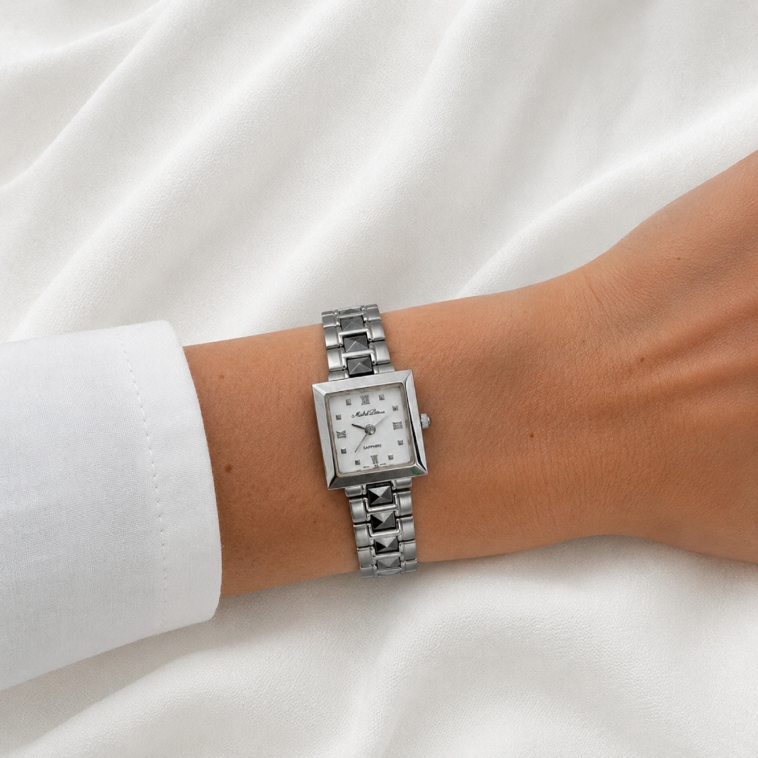 New Project (3) Michel Latour Watch (Silver) - Image 1